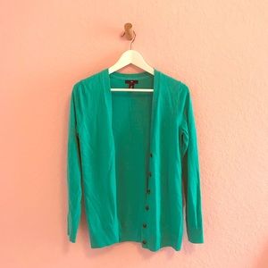 gap teal color cardigans